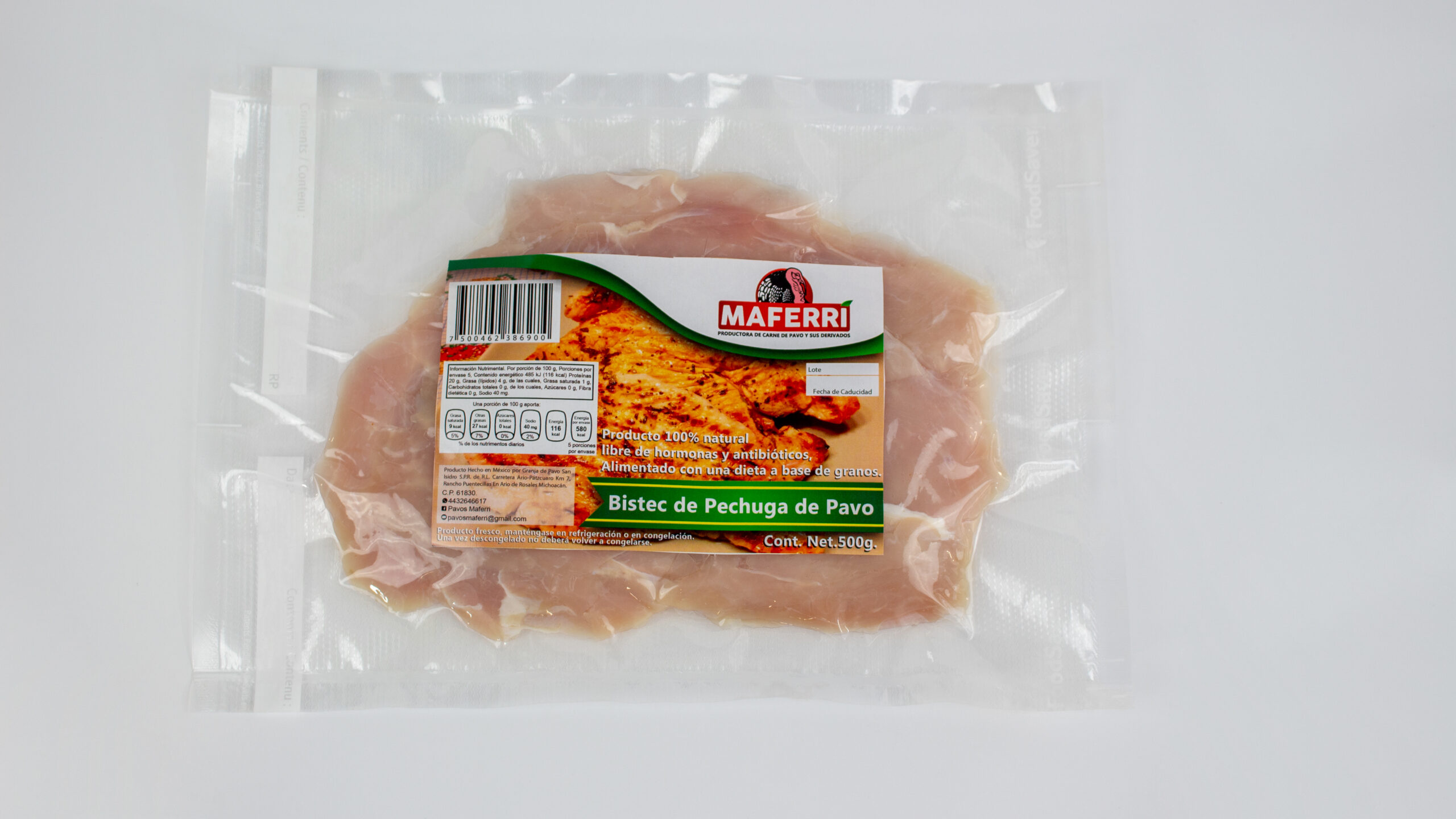 Bistec de Pechuga - maferri pavos